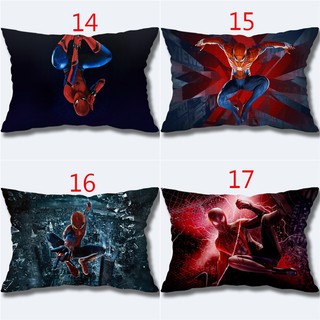 Vỏ Gối Polyester Người Nhện Siêu Anh Hùng Người Nhện In Một Mặt Polyeste Đệm Ô Tô Trang Trí Nhà Cửa (Không Có Lõi Gối)