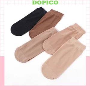 Tất nữ da cổ ngắn thông thoáng mỏng thật chân phong cách hàn quốc đẹp dễ thương DOPICO T9111
