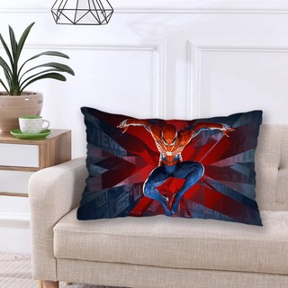 Vỏ Gối Polyester Người Nhện Siêu Anh Hùng Người Nhện In Một Mặt Polyeste Đệm Ô Tô Trang Trí Nhà Cửa (Không Có Lõi Gối)