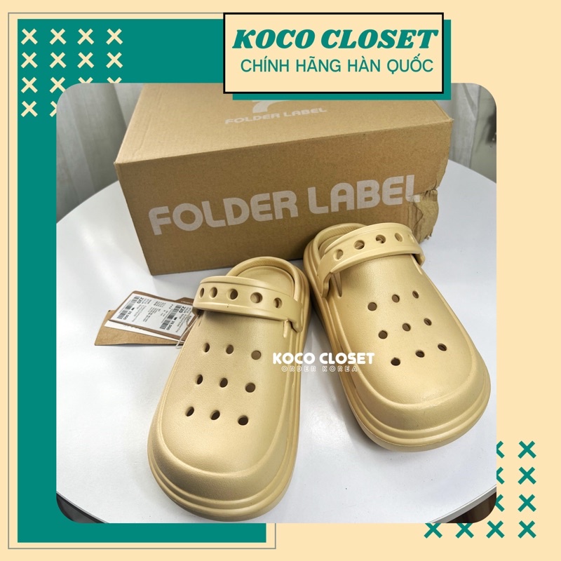 ( Chính Hãng ) Dép Folder Label Cloud Clog Sandal | Shopee Việt Nam