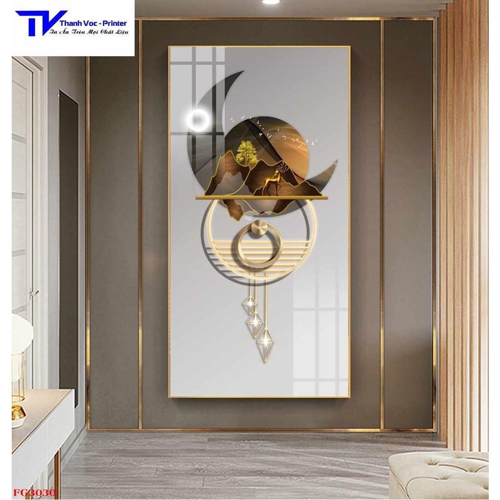 Tranh Treo Tường Hiện Đại , Tranh Tráng Gương D40x60cm D50x75cm D60x90cm D70x120m
