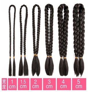 Tóc cổ trang dài tóc tết giả tạo kiểu tóc cưới bản 1, 2, 3,4,5cm HaminStore
