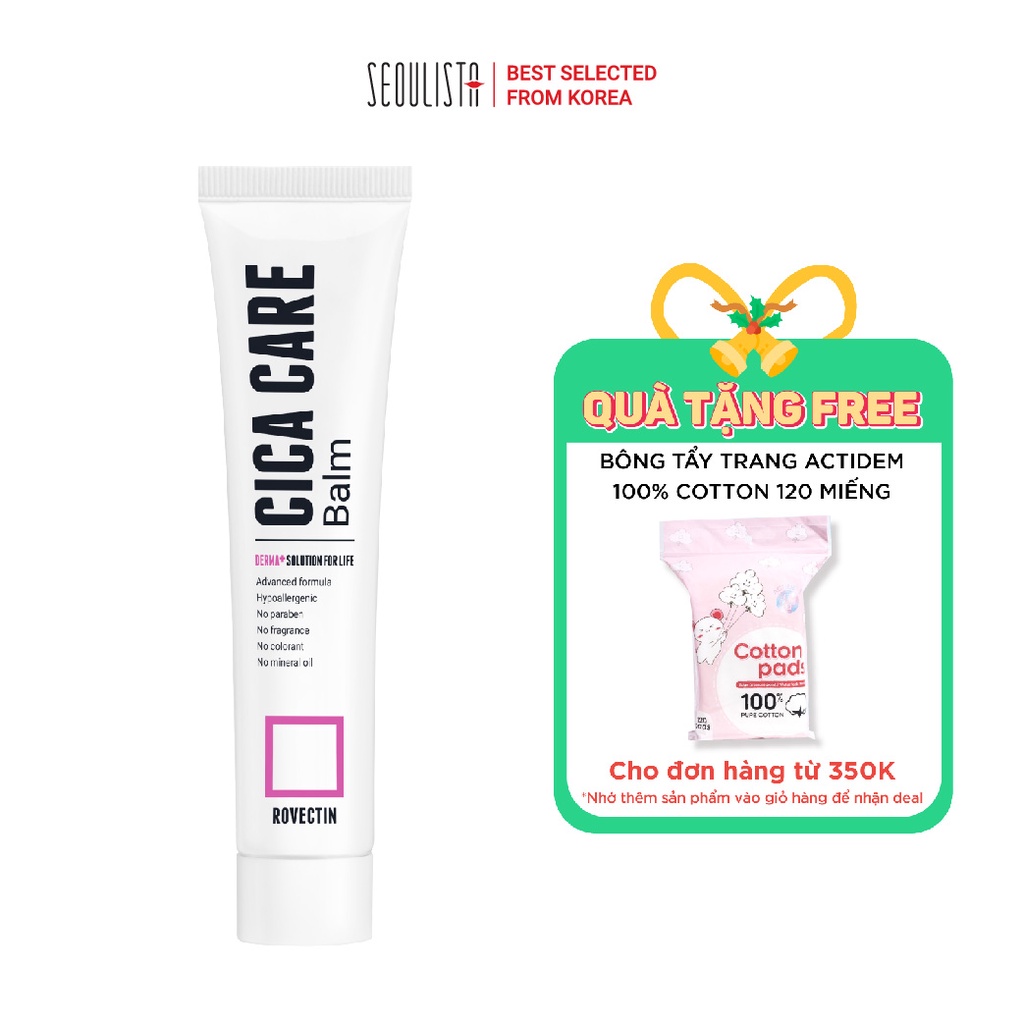 Kem dưỡng phục hồi da mụn ROVECTIN Skin Essentials Cica Care Balm