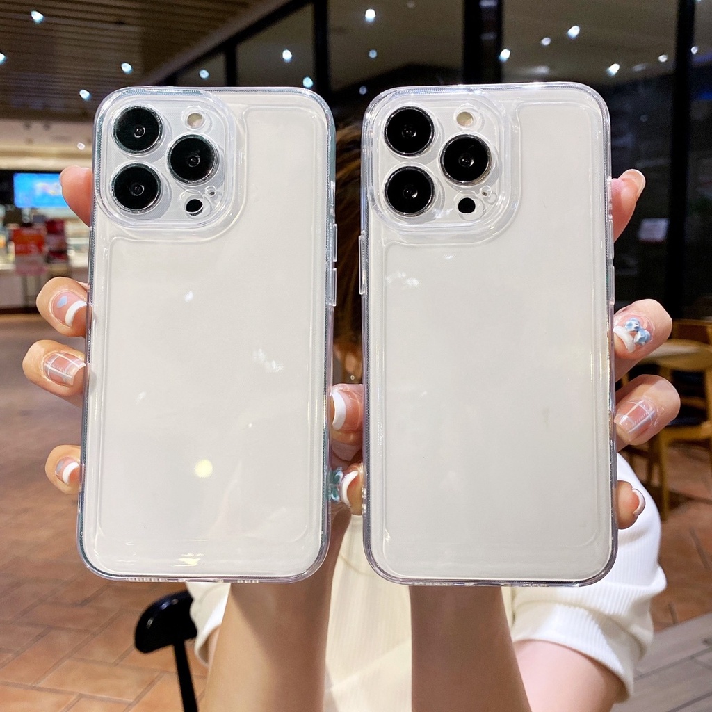 Ốp lưng TRONG SUỐT chống sốc dành cho iPhone 7/8Plus/XSMax/11/12/13/14/15/16/17/Pro/ProMax