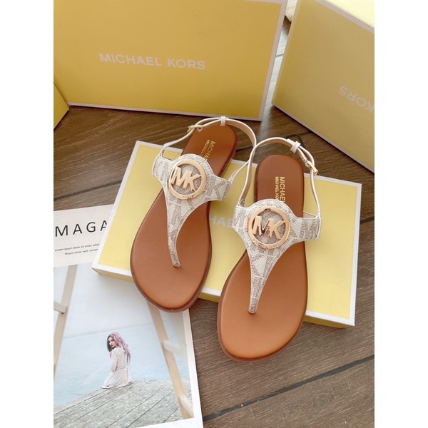 Giay Sandal K p MICHAEL Michael Kors Women s Aubrey Charm Shopee Vi t Nam