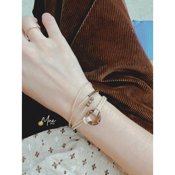 Vòng Sumi - Vòng cổ / dây chuyền, vòng tay khoen gỗ vintage tuỳ chỉnh kích thước