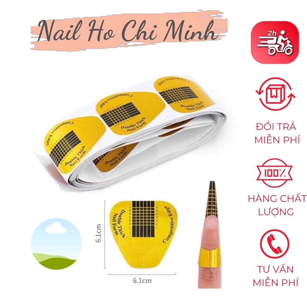[SINE LỚN] Giấy nối móng bằng cách tạo phom - khuôn giấy nối móng size lớn