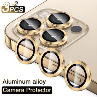 Bảo Vệ Camera Cho iPhone 16 Pro Max 11 12 13 14 15 Pro Max 15 Plus Ống Kính Cường Lực Trên Kim Loại Vòng Bảo Vệ Phim