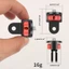 WU Camera Phát Hành Nhanh Ngón Tay Cái Vít Chân Máy 1 4 Vít Adapter Chân Máy Adapter Cho Camera Đèn Flash Giá Đỡ Camera Gắn Pla