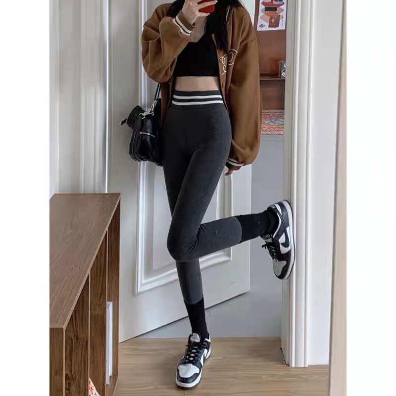 Quần LEGGING cạp cao lót bông FULL BOX siêu ấm, hách dáng làm thon gọn chân, nâng Mông che khuyết điểm tốt