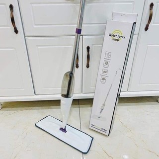 Cây Lau nhà tự vắt kèm bình phun sương giúp lau sạch hơn (hàng tốt)