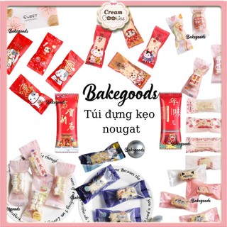Túi Đựng Kẹo Nougat Hoa Tiết 9.5x4cm (Nhiều Mẫu Tự Chọn)