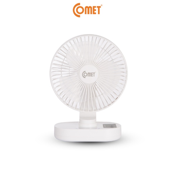 Ảnh Quạt Sạc Đa Năng COMET CRF1406 Để Bàn 6W 3 Cấp Độ Gió, Đèn LED, Pin Lithium Dung Lượng Cao 3