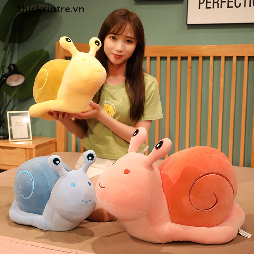 THI Ốc Ốc Sang Trọng Đồ Chơi Động Vật Nhồi Bông Mềm Ốc Búp Bê Sofa Đệm Quà Tặng VN
