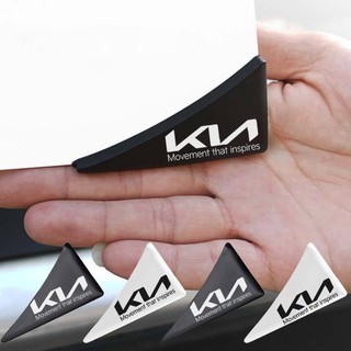 Miếng Dán Góc Cửa Xe Hơi KIA KN Sonet Morning Seltos K2 K3 K5 Carens XCeed Forte Cerato Soluto Sportage Bằng Cao Su Silicon Dày Dặn Chống Trầy Xước