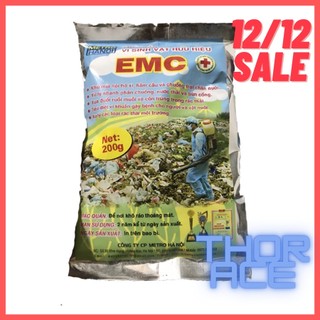 Chế phẩm xử lý rác EMC 200gr xử lý rác thải hữu cơ, rác thải sinh hoạt và bãi rác công cộng hiệu quả an toàn