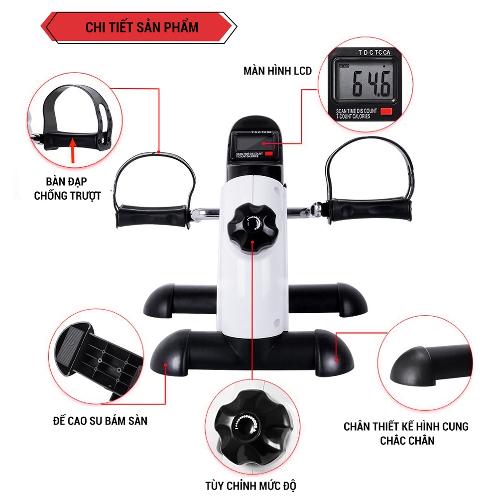Xe đạp tập phục hồi chức năng GoodFit GF001PA, GF002MB, xe đạp tập phục hồi chức năng chạy điện SFIT AUTO BIKE