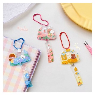 Móc Khóa Cute Anime Xe Máy Đôi Dễ Thương Chuông Gió Timo PK64