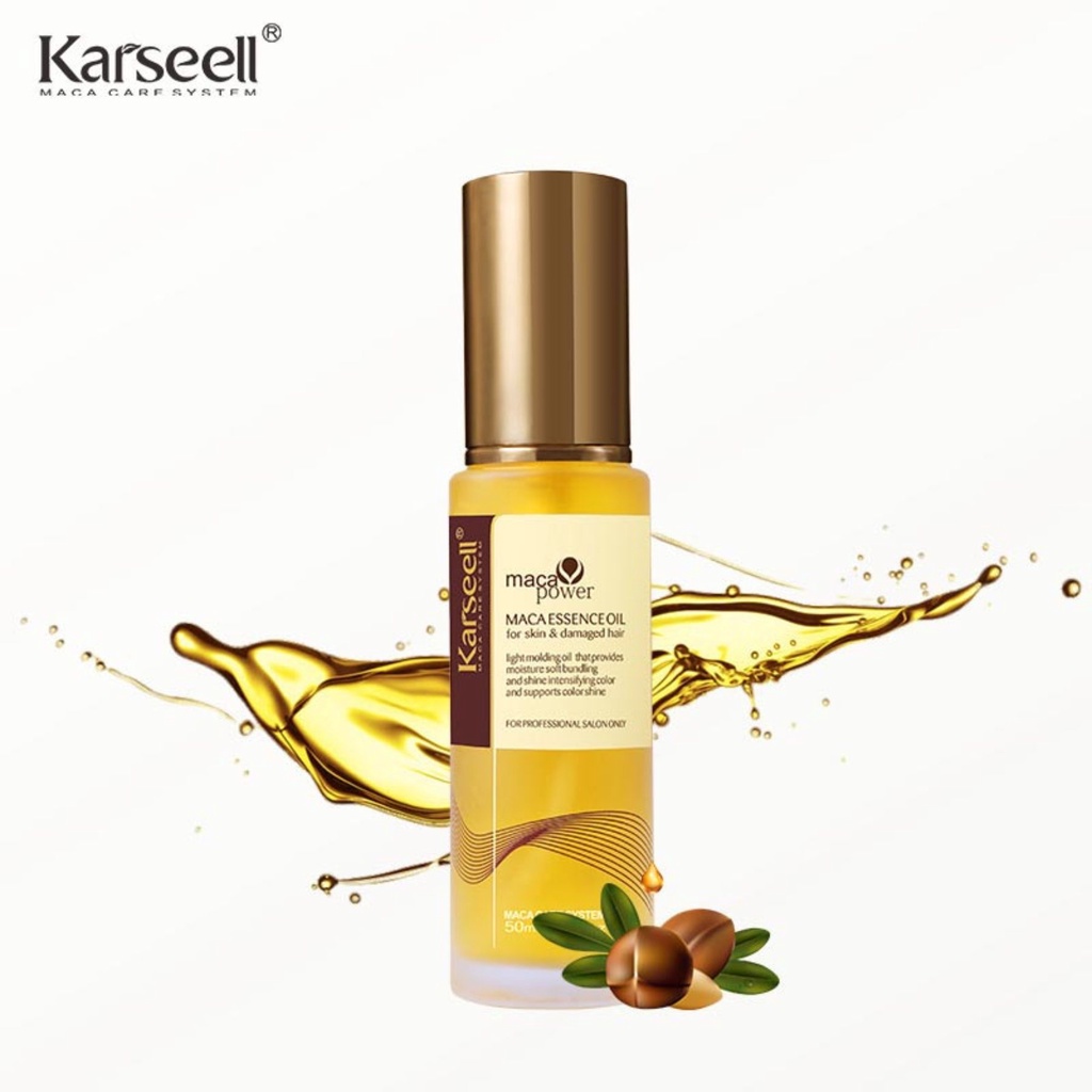 Dầu dưỡng tóc Karseell Maca Essence Oil – 50ml dưỡng ẩm giúp tóc luôn mềm mại