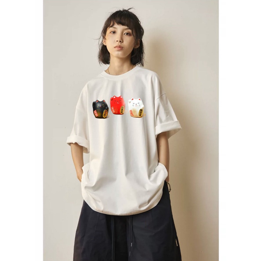 Áo thun Stee Mèo JP CVC - Giá sỉ Unisex
