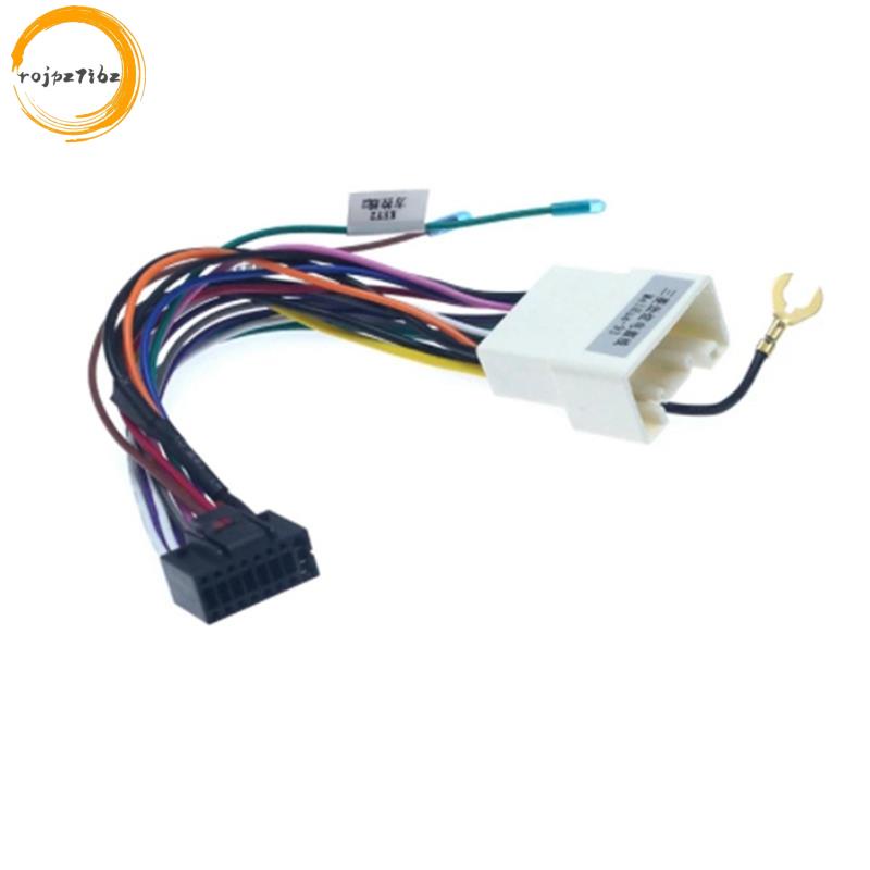 1 Xe Hơi Stereo Radio 16PIN Adapter Dây Cho Mitsubishi Lancer-Ex ASX Điện Bê Đầu Dây Đơn Vị Khai Thác