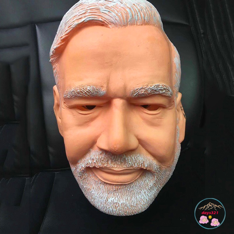MẶT NẠ ÔNG GIÀ CÓ RÂU trùm đầu hóa trang râu xồm xoàm phù hợp cho ...