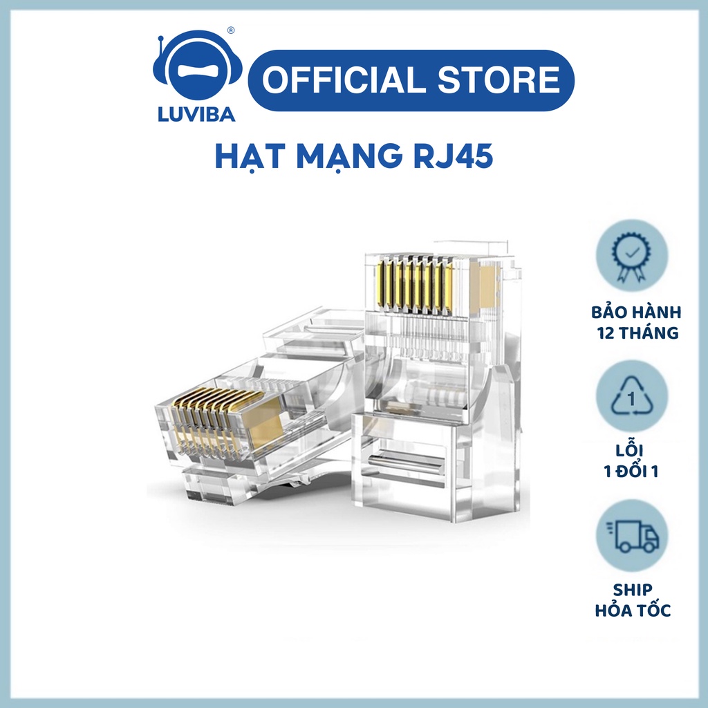 Hạt mạng Cat6 cat5e RJ45 amp commscope LUVIBA RJ01 | Shopee Việt Nam