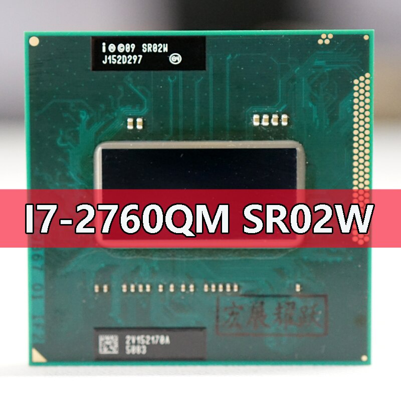 Intel Core I7 2760qm SR02W Ntel Core 7-2760QM 2.4GHz 4-Core 8MB G2