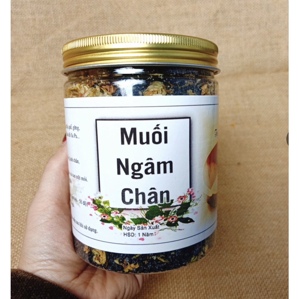 Muối ngâm chân thảo dược JINDO 500g tác dụng hỗ trợ ngủ ngon thư giãn mệt mỏi giảm đau nhức xương khớp.