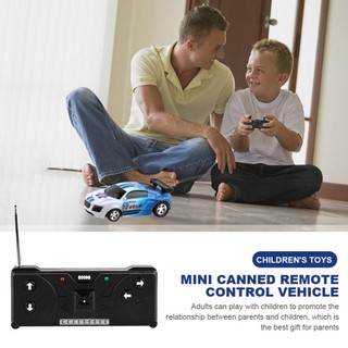 FEASTLY 1 Bộ Coke Can Car Mini Nhiều Màu Nhựa Điều Khiển Từ Xa Đua Xe