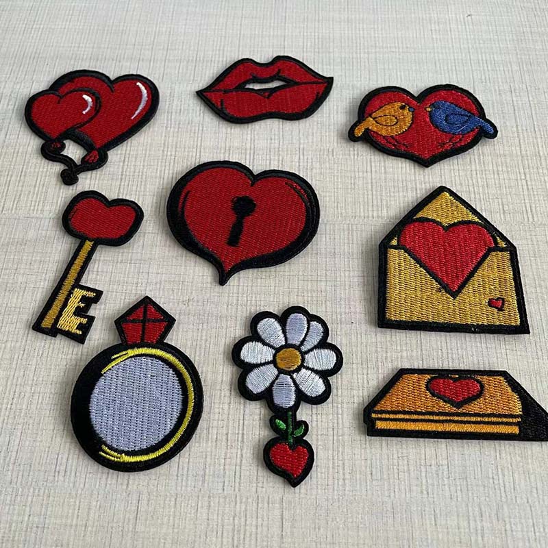 Sticker Ủi Thêu Hình Ngày Valentine 'S Day Dễ Thương | Shopee Việt Nam