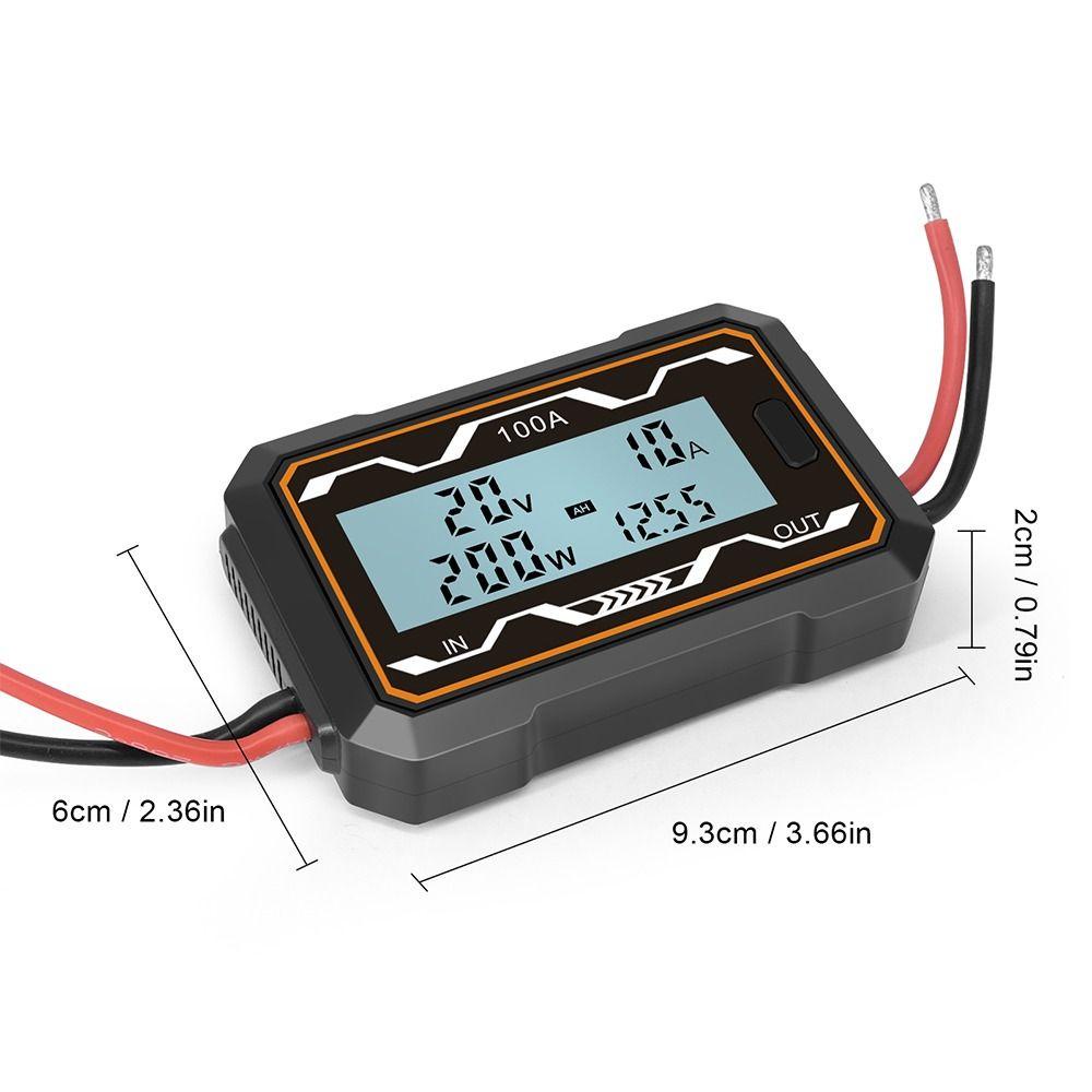 Máy đo công suất RC Watt chính xác cao SAIA LCD DC 0-60V