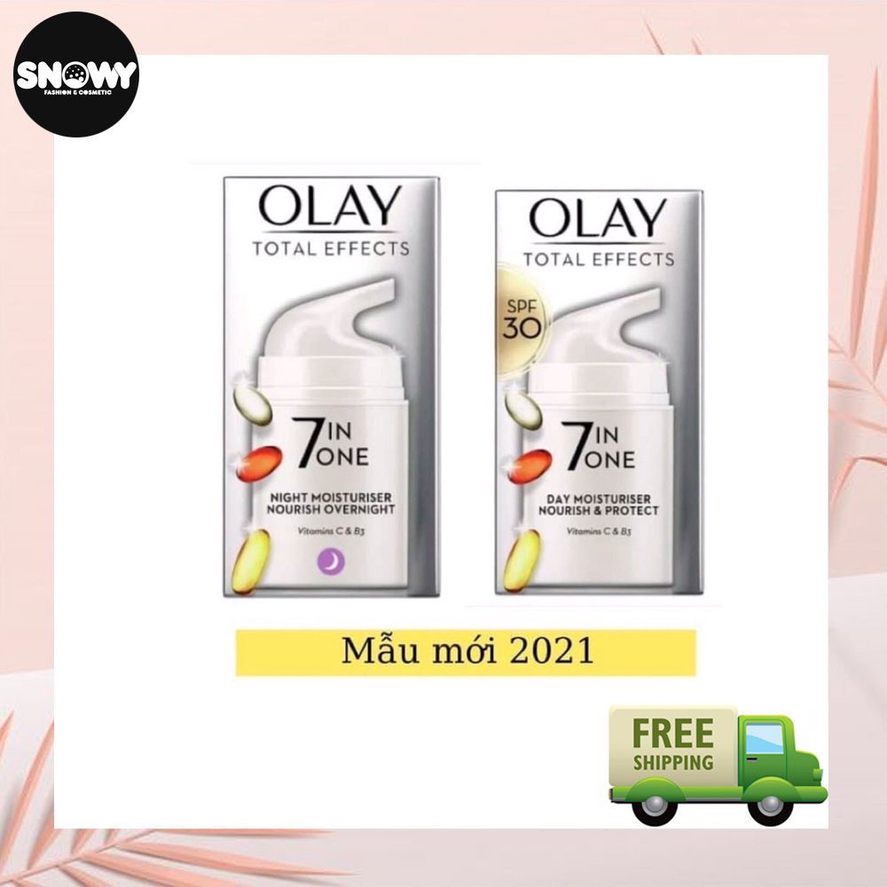 (Hàng Uk) Kem Dưỡng Olay Total Effects 7 In 1 Night & Day Moisturiser ...