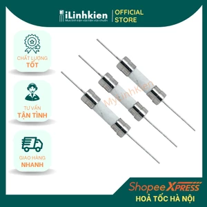 Cầu chì sứ hàn chân 5x20mm đầy đủ giá trị