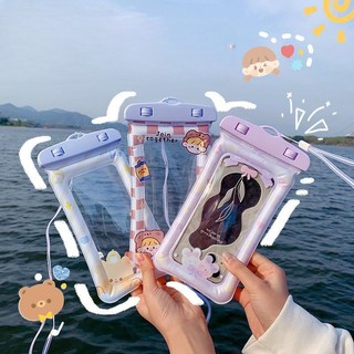 Túi Đựng Điện Thoại Chống Nước Đeo Chéo Nữ Chạy Bộ Xe Máy Trong Suốt Timo DDK09