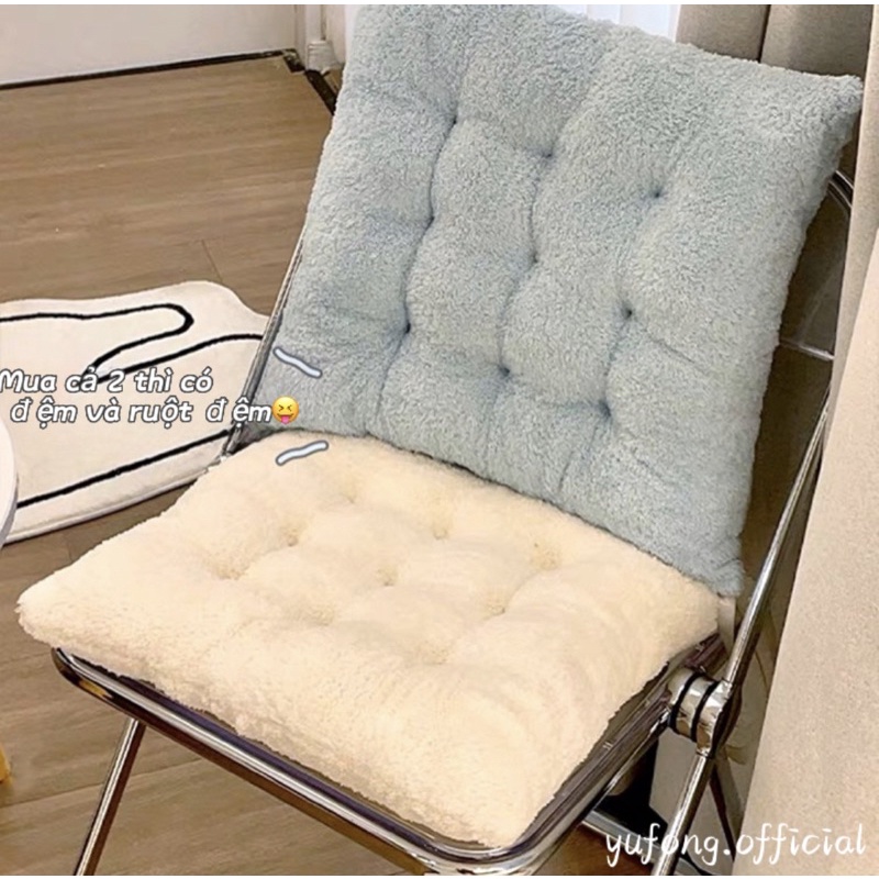 Đệm sang trọng Ghế ăn tại nhà hình vuông bằng nhung mềm (   hot)