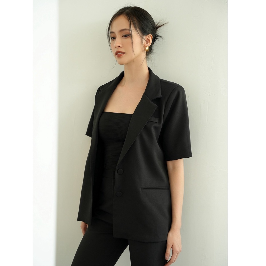 Áo khoác OLV Black Short Sleeve Blazer