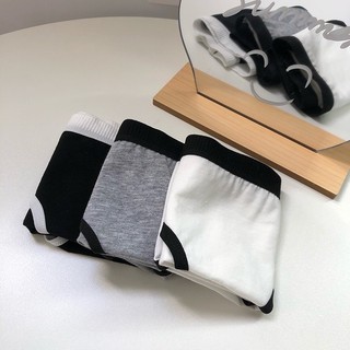 [Hàng Mới Về] Quần Lót Cotton Không Đường May Kháng Khuẩn Phối Màu Tương Phản Chất Lượng Cao Thoải Mái Cho Nữ