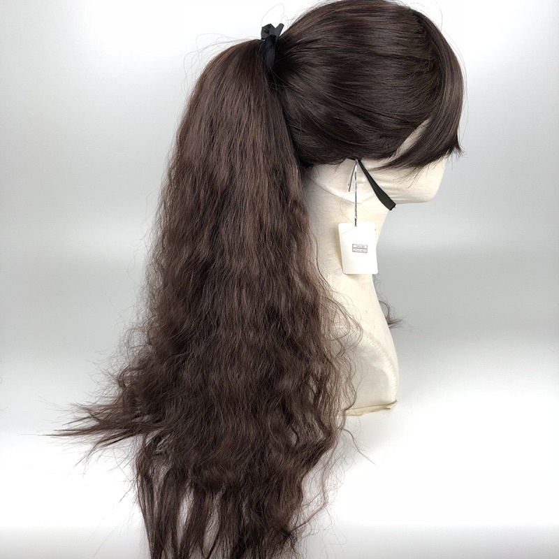 [SHOP ĐẶC BIỆT] BUỘC TÓC GIẢ SÓNG NƯỚC CÓ CÀI VÀ DÂY BUỘC