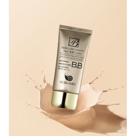Ảnh Bộ đôi Kem Bb Bergamo Chiết Xuất Ốc Sên Làm Trắng Da Hiệu Quả Full Size 50ml 2