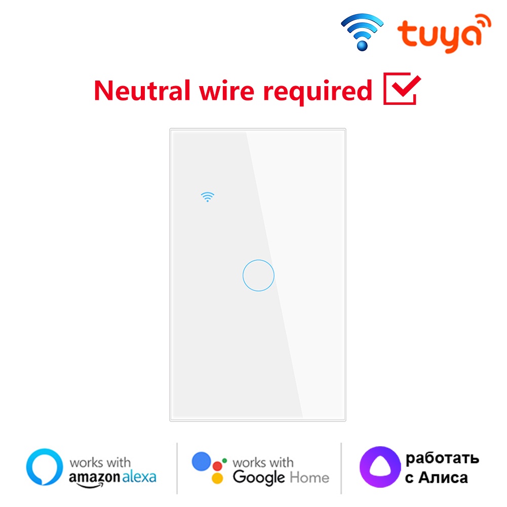 Ảnh Aubess Wifi Công Tắc Thông Minh 1200W 10A Đèn Tường Công Tắc Cảm Ứng/Giọng Nói/Ứng Dụng Điều Khiển Từ Xa Công Tắc Thông Minh 3 Trong 1 1/2/3/4 Gang 2