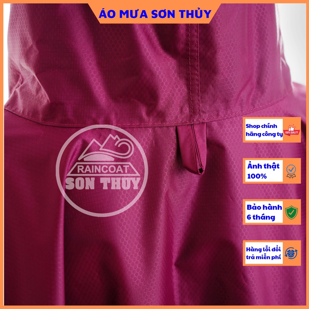 Áo mưa bít kín Sơn Thủy - áo mưa có tay vải dù vân tổ ong siêu nhẹ K7B ST3 | BigBuy360 - bigbuy360.vn