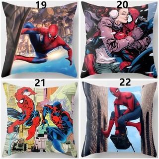 Vỏ Gối Siêu Anh Hùng Người Nhện In Một Mặt Polyester Ném Gối Bọc Xe Ô Tô Vỏ Gối Trang Trí Nhà (Không Có Lõi Gối)