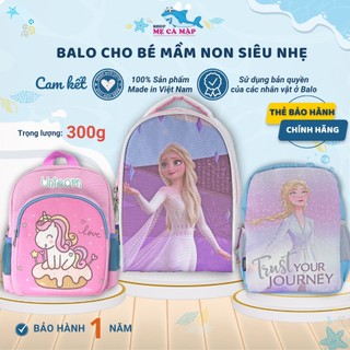 Balo Cho Bé Mầm Non Cho Bé Gái, Hàng Việt Nam, Balo Elsa CÓ THẺ BẢO HÀNH CHÍNH HÃNG
