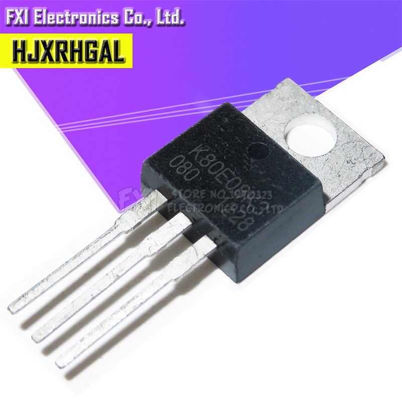 Transistor Potenza To-220 Ricambio 10 Pezzi Transistor TK80E08K3 K80E08K3 In Case TO-220 | Nuovi Per Elettronica Transistor TO-220 - Foto 3