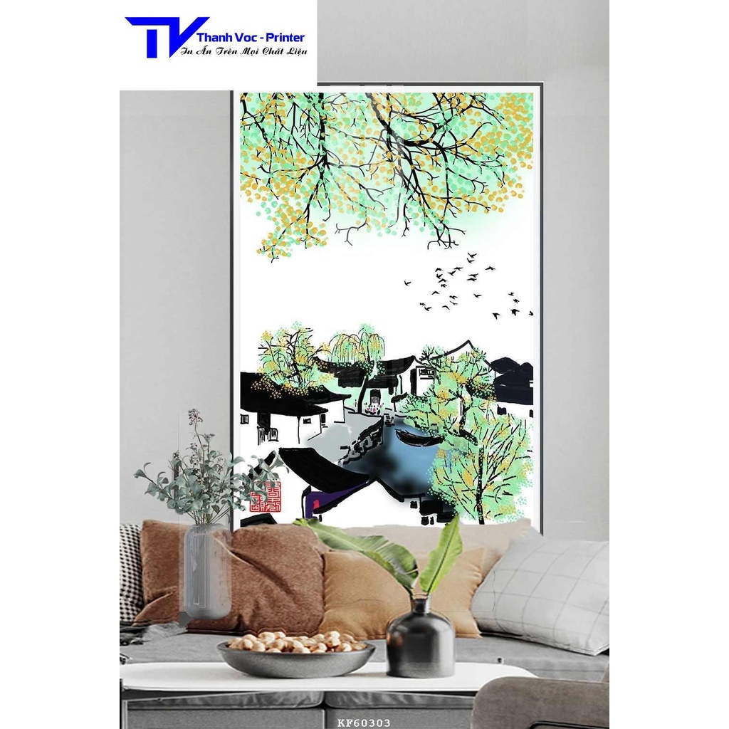 Tranh Treo Tường Cổ Điển , Tranh Tráng Gương D40x60cm D50x75cm D60x90cm D70x110m