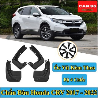 Chắn Bùn Honda CRV Đời 2017-2022 Chất liệu Nhựa Dẻo Tặng kèm Ốc Vít ,Bộ 4 Chiếc