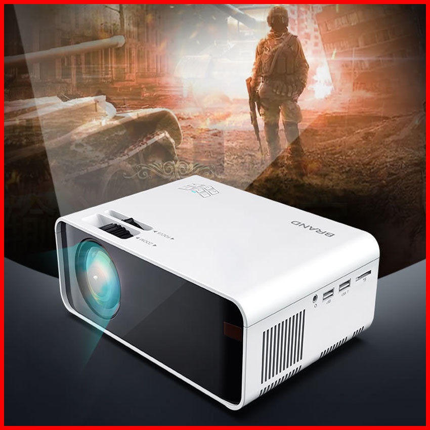 Máy chiếu mini Happy Cast độ phân giải 4K có remote thông minh, Máy ...