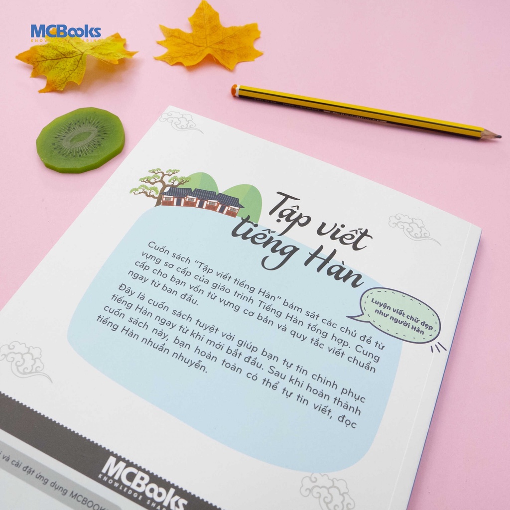 Ảnh Sách - Tập viết tiếng Hàn Mcbooks 4