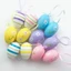 VIC 12 Chiếc Trứng Phục Sinh Nhiều Màu Sắc Handmade Nghệ Thuật Trang Trí Đồ Dùng Trang Trí Cho Trẻ Em Người Lớn Tự Làm Ảnh Đạo Cụ